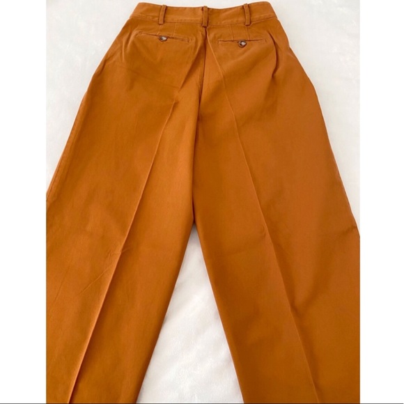 NWT Madewell Pleated Wide Leg Pants, Golden Pecan - Picture 6 of 13